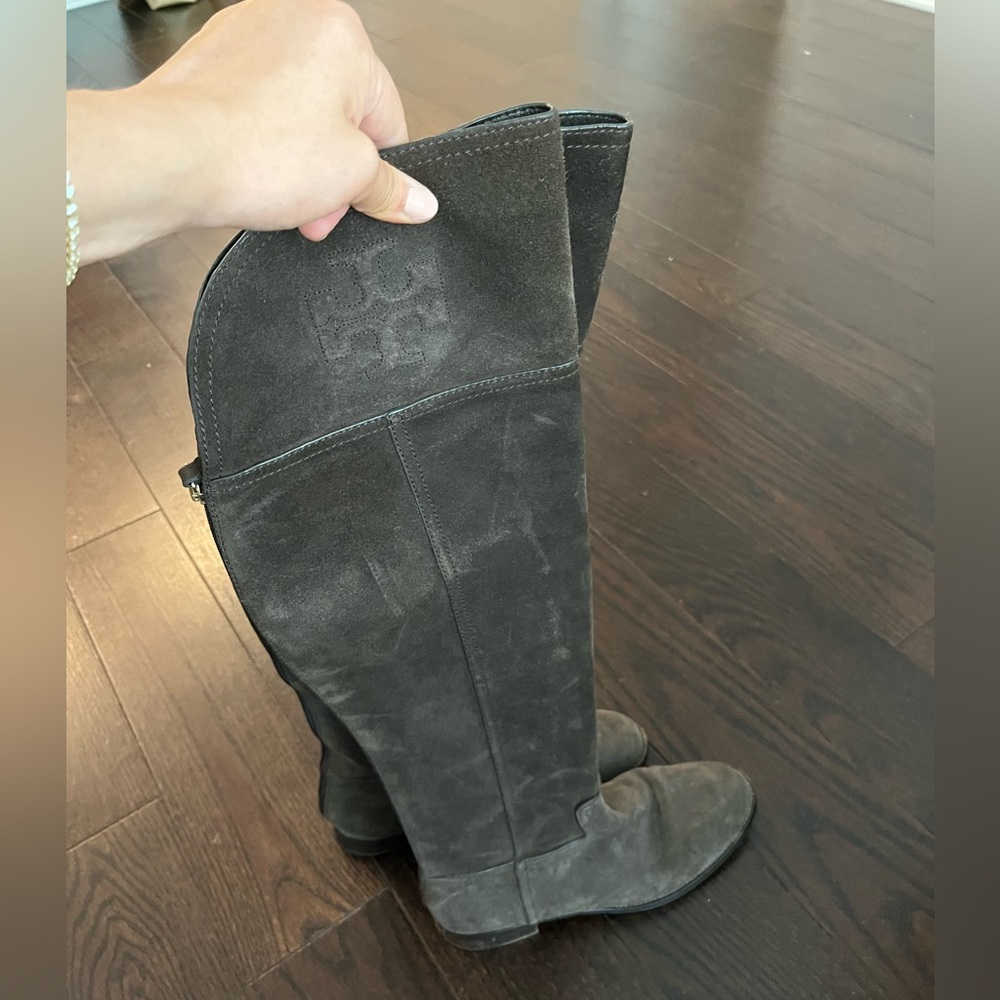 Tory Burch Suede over the knee boots